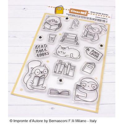 Impronte d’Autore Clear Stamps - Read More Books